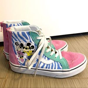 Vans Sk8-Hi Zip (Disney) 80's Mickey/True White